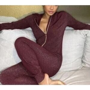 ✨ Savage x Fenty Sleep & Shine Sparkle Hooded Jumpsuit, Sz 2XL